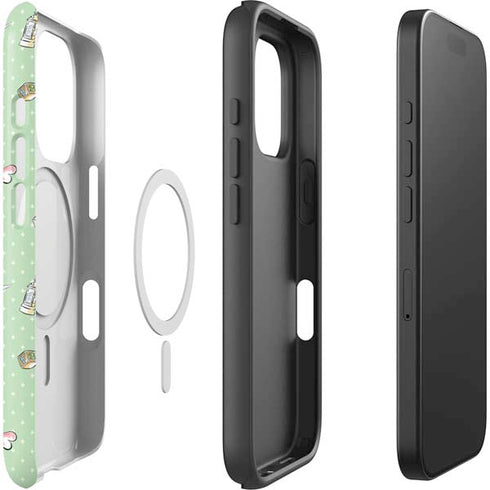 Disney Tinker Bell Trinkets Pattern iPhone 16 Pro Magsafe Impact Case